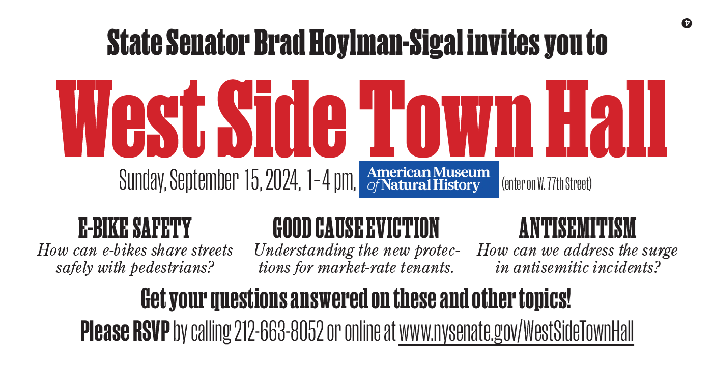 Senator Brad Hoylman-sigal's West Side Town Hall 