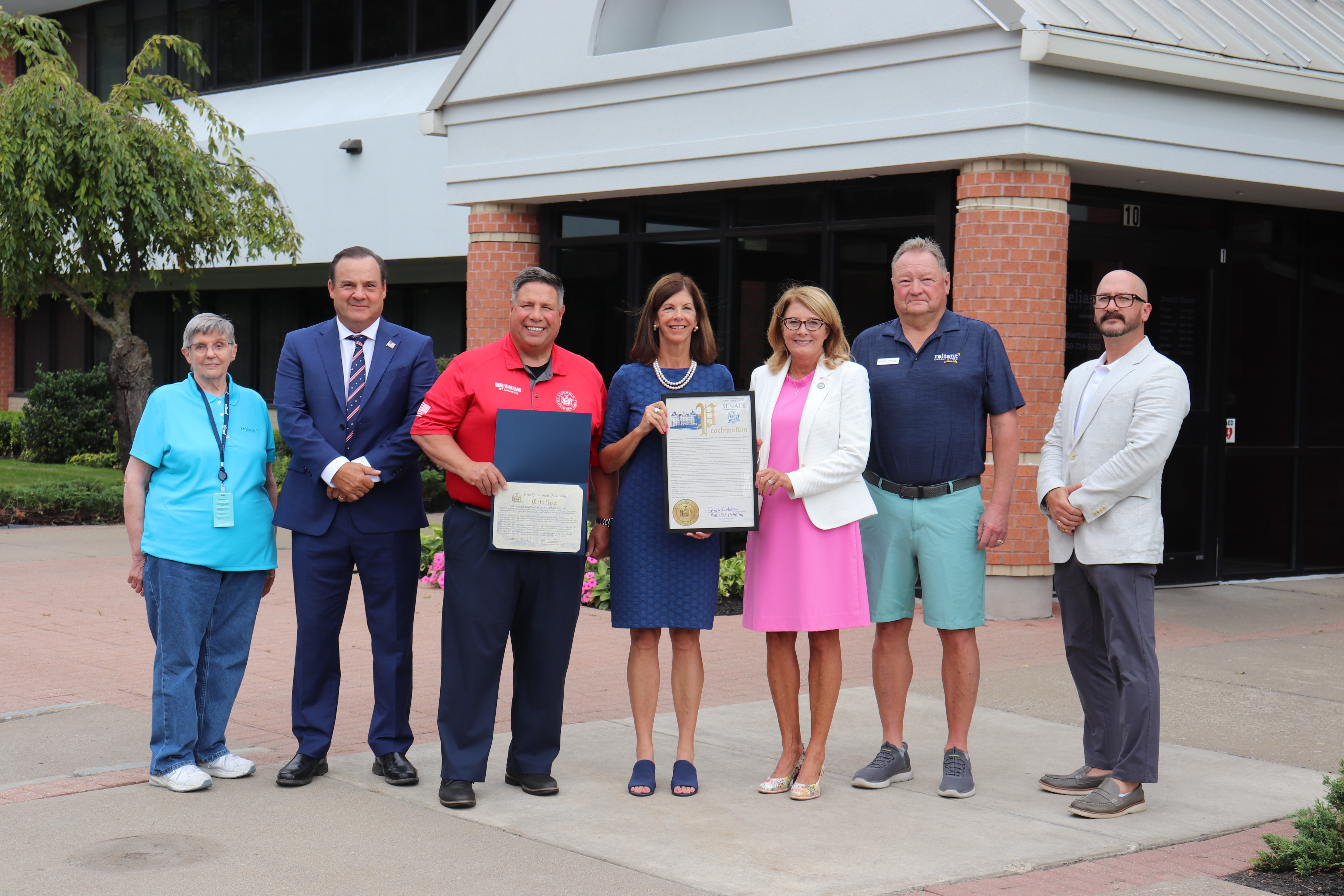 Senator Helming Recognizes the Selection of Reliant Credit Union for the New York State Historic Business Preservation Registry