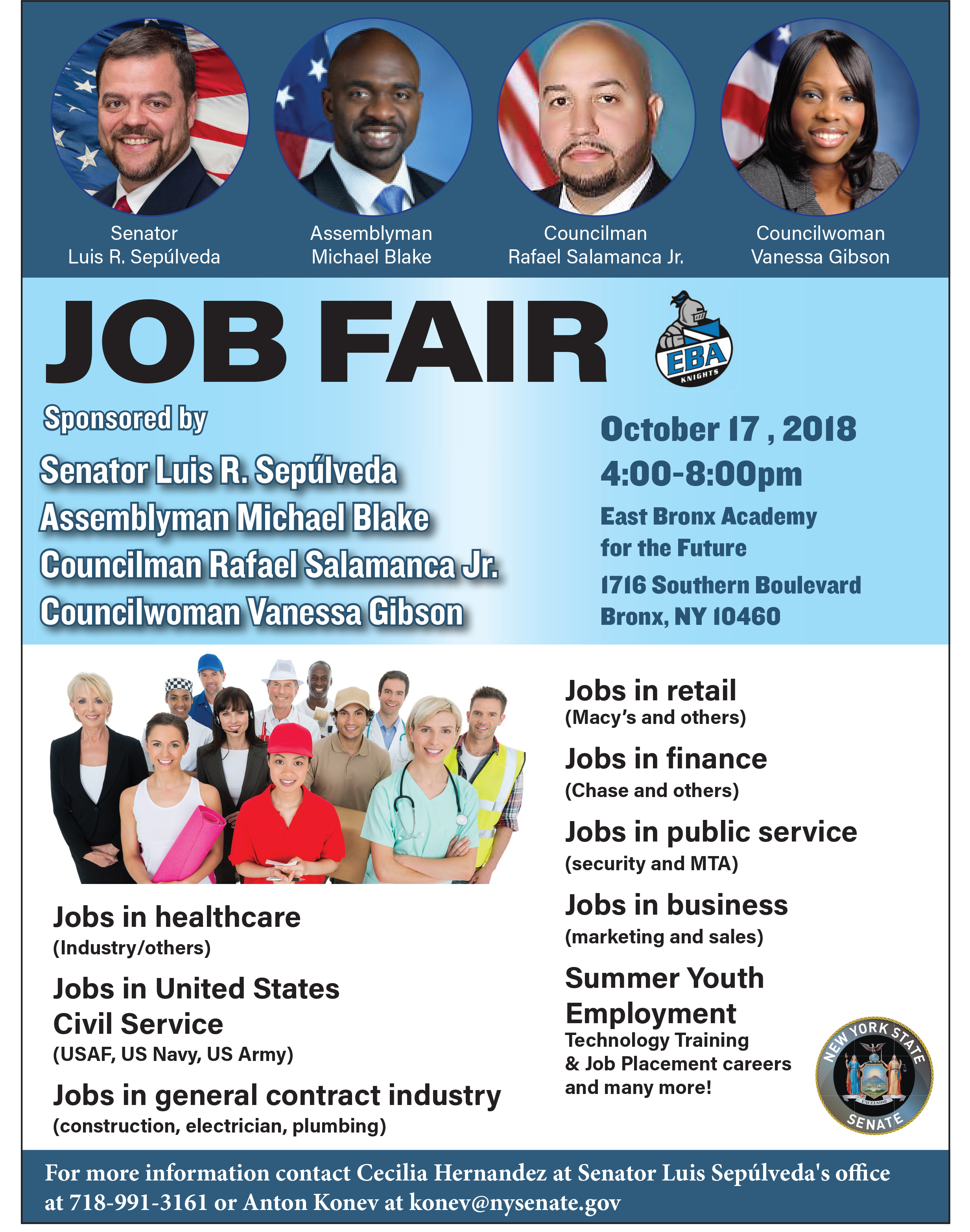 October Job Fair NYSenate gov