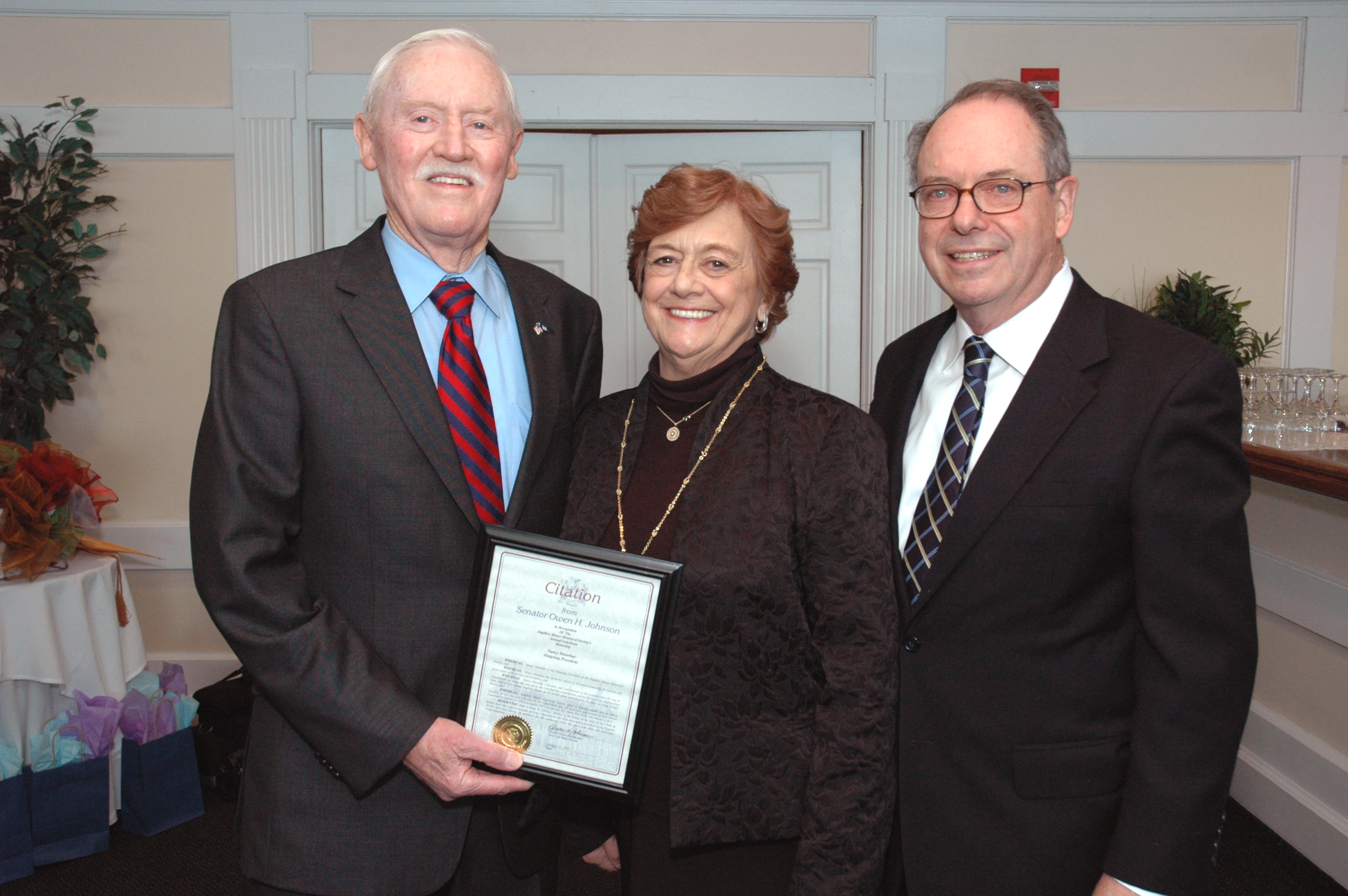 Thank You Nancy Donohue for Your Exemplary Volunteer Work as President ...