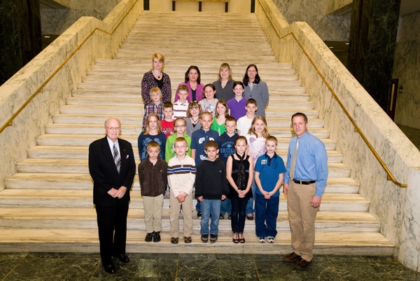 Senator Farley Salutes Northville's Fourth Grade Students | NYSenate.gov