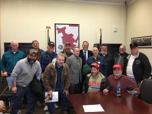 Senator Bonacic Meets with Members of the Black Rock Fish and Game Club ...