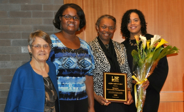 Nurse Practitioners of New York honor Senator Montgomery with a ...