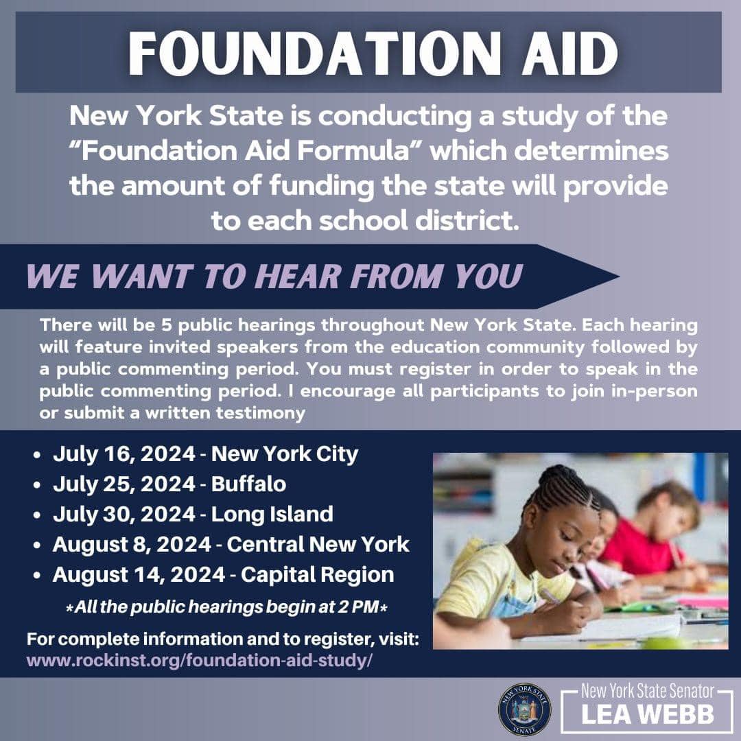 Foundation Aid Hearings