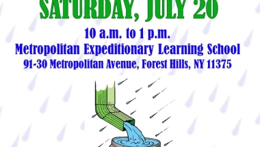 The Rain Barrel Giveaway will be held in Forest Hills.