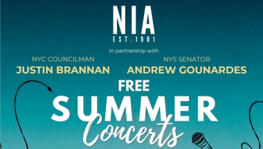 Header for Senator Andrew Gounardes' summer concert series.