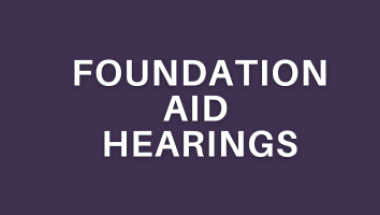 Foundation Aid Hearing