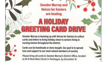 Holiday Greeting Card Drive Flyer