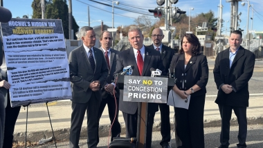  New York State Senators, Union Leaders, & Farmers Rally To Oppose Congestion Pricing