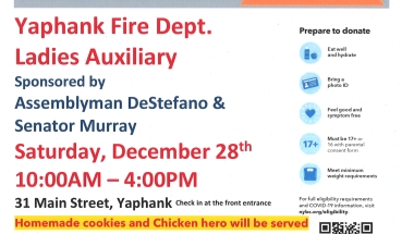 Murray and DeStefano Yaphank Blood Drive 