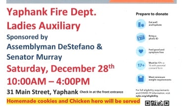 Murray and DeStefano Yaphank Blood Drive  Murray and DeStefano Yaphank Blood Drive