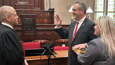 Senator Oberacker Sworn In