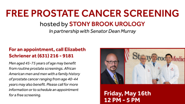 Free Prostate Cancer Screening Flyer