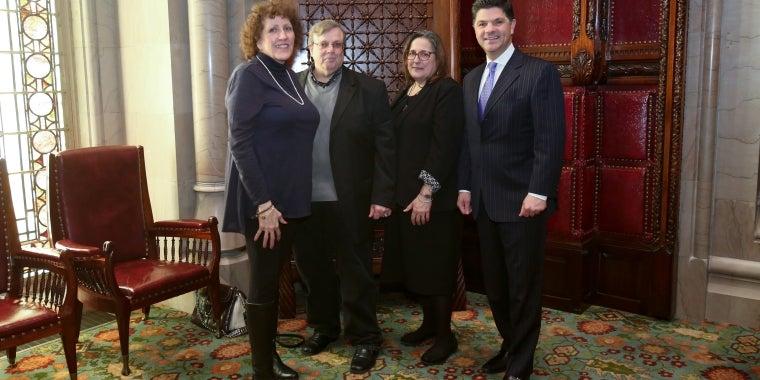 Kirby & Quigley's law is named after the beloved pets of the Krohn family of Montgomery County, who were found shot after their home was burglarized. Denise and Pat Krohn have advocated to strengthen Buster's Law to increase penalties for these kind of crimes.