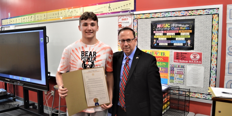 Sen. Joseph Griffo and Andrew Bailey