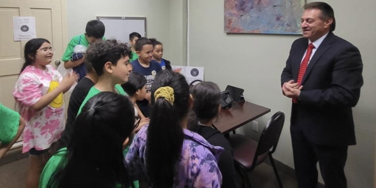 Senator Addabbo meets with students from PS 97. Senator Addabbo meets with students from PS 97.