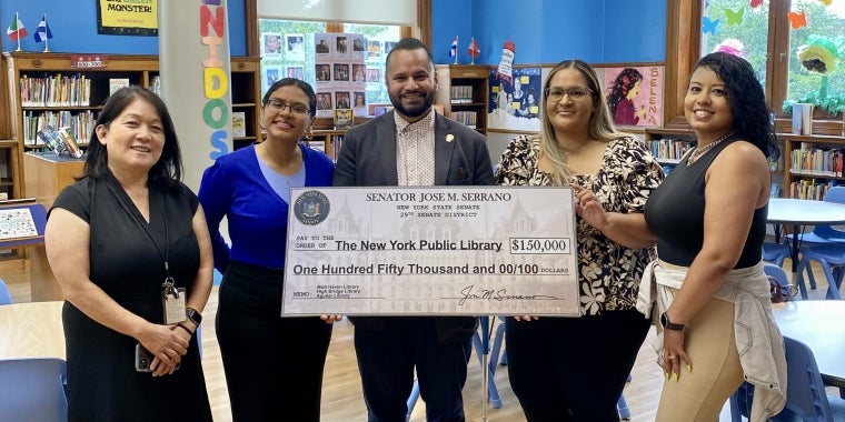 Senator Serrano Joins New York Public Library Managers to Announce Additional $150,000 in Library Operating Aid