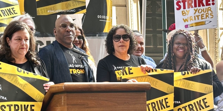 Senator Lea Webb Joins Writers/SAG-AFTRA Strike 