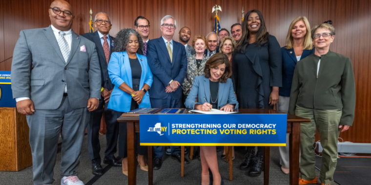 Governor Hochul signs bill to Establish Voter Registration and Pre-Registration Programs in Schools 