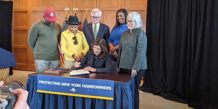 Governor Hochul Signs Deed Theft Legislation into Law Governor Hochul Signs Deed Theft Legislation into Law