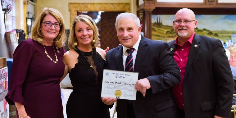 Senator Helming pictured with Ray and Patti Ciancaglini and Assemblyman Jeff Gallahan.