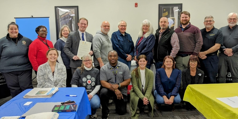 Senator Lea Webb and the Tompkins County Veterans Services Office Host Veterans Resource Fair  