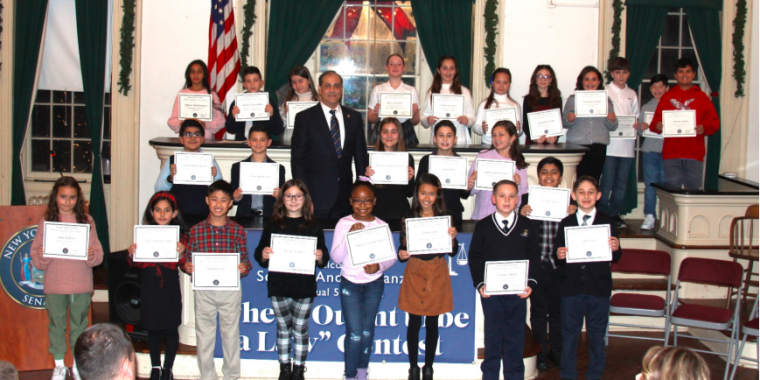 Senator Andrew Lanza Hosts Annual 5th Grade “There Ought To Be A Law  Contest