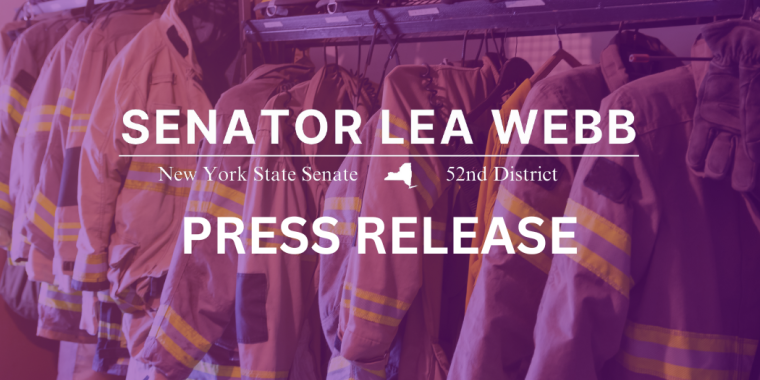Senator Lea Webb Announces New Fund to Support Volunteer Fire Departments Now Open  Senator Lea Webb Announces New Fund to Support Volunteer Fire Departments Now Open