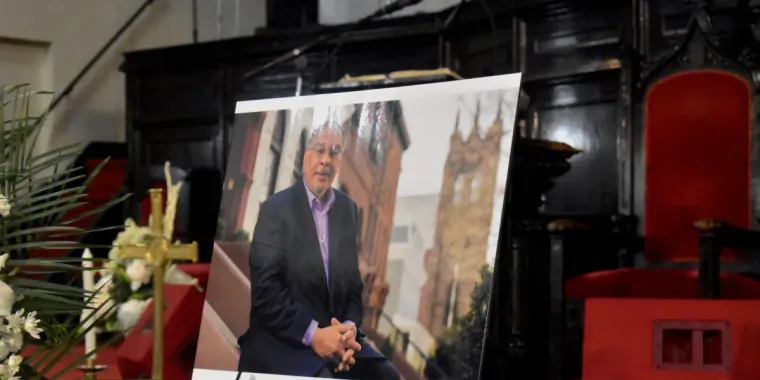 Dr. John Louis Flateau funeral service was held at Bridge Street AWME Church in Brooklyn on Jan. 10, 2024. Credit: Ariama C. Long photo