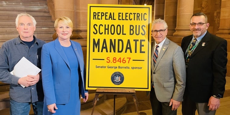 Tedisco & Walsh join calls to repeal electric bus mandate Tedisco & Walsh join calls to repeal electric bus mandate