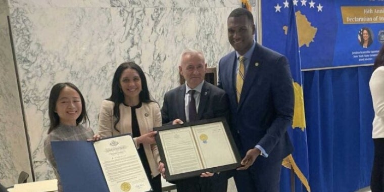 Kosovo Independence Day at the NYS Capitol