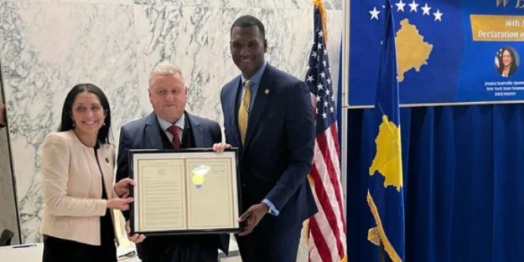 Kosovo Independence Day at the NYS Capitol