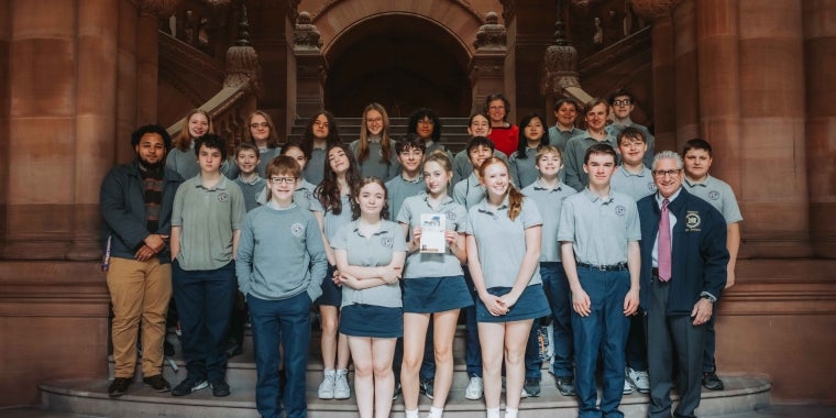 Tedisco Saratoga Central Catholic School Students Tedisco Saratoga Central Catholic School Students