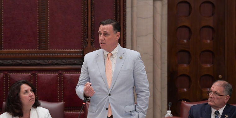 Senator Palumbo on Passage of Montaukett's Legislation 