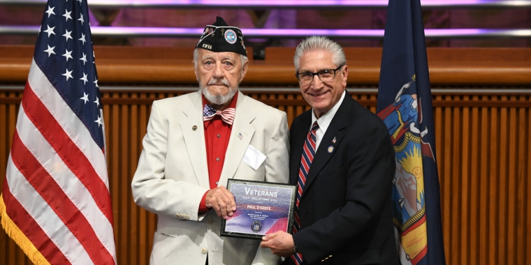Tedisco Inducts NYS Senate Veterans Hall of Fame 2024