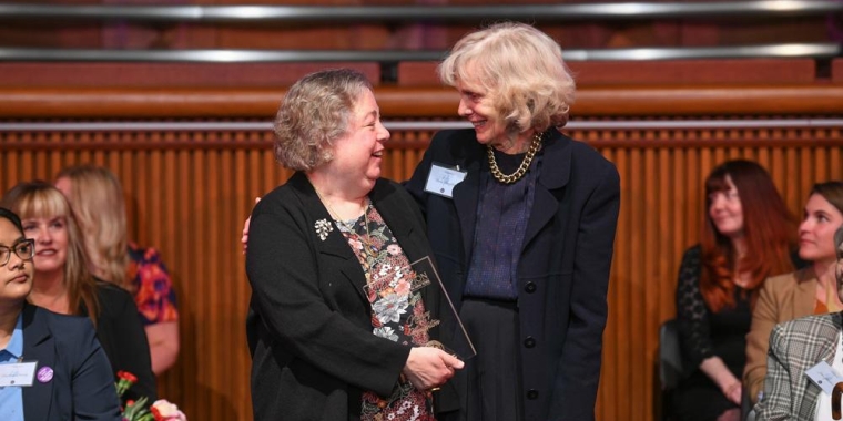 Senator Krueger and Nancy Houghton