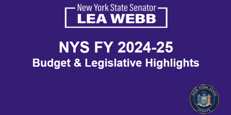 NYS FY2024-25 Budget & Legislative Highlights