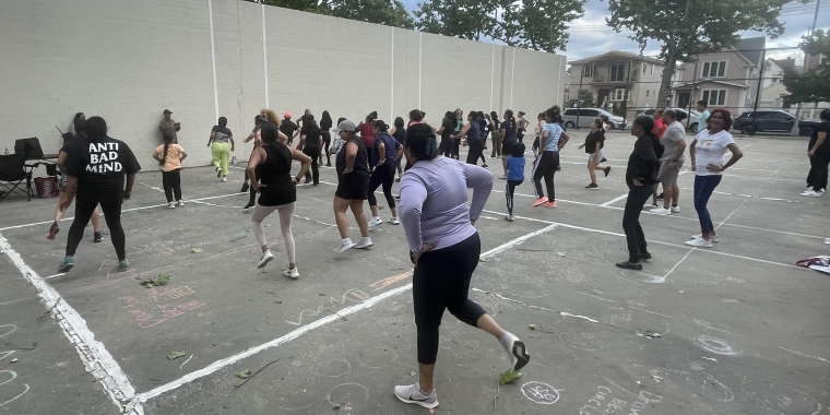 The attendees enjoyed the fresh air and exercise.