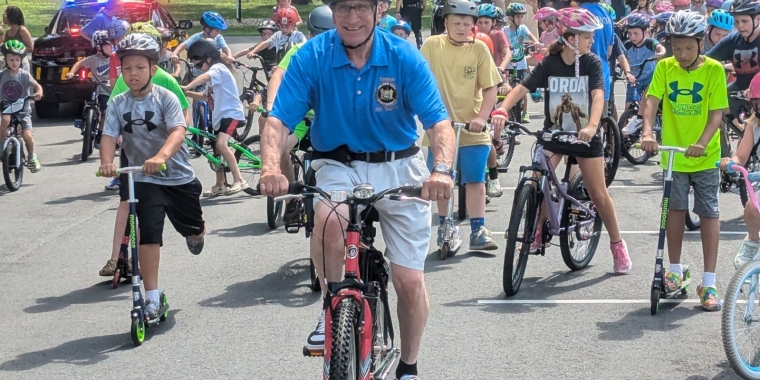 Tedisco's 26th Annual Safe Summer Program for Kids to Wear Bike Helmets