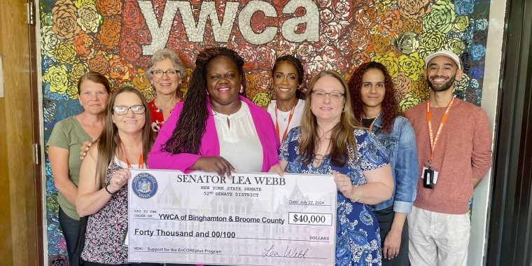 Senator Lea Webb Secures $40,000 for YWCA of Binghamton & Broome County