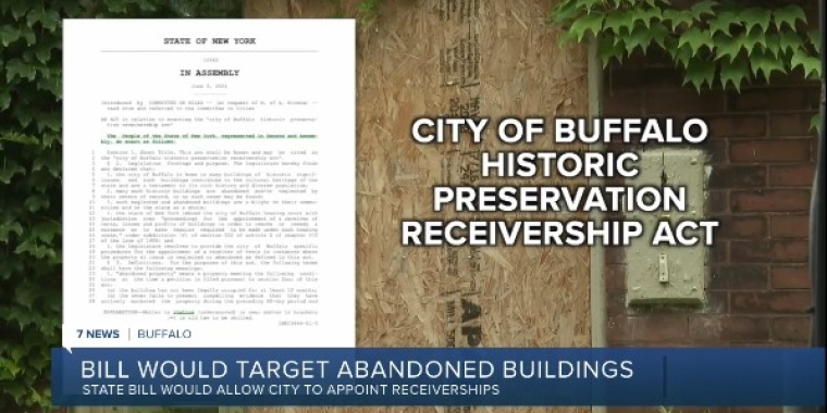 City of Buffalo Historic Preservation Receivership Act