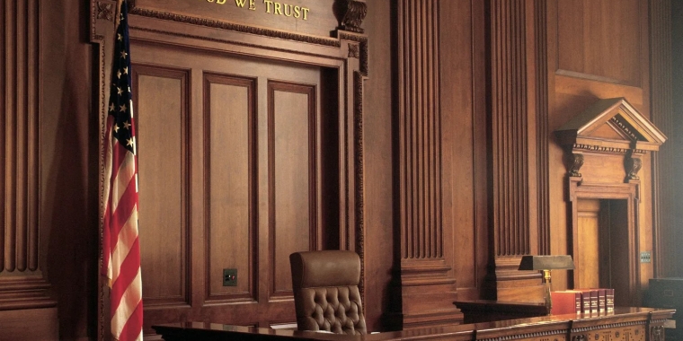 Empty court room