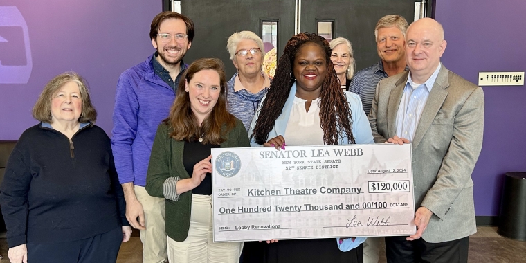 Senator Lea Webb Delivers $120,000 to Kitchen Theatre Company for Infrastructure Upgrades