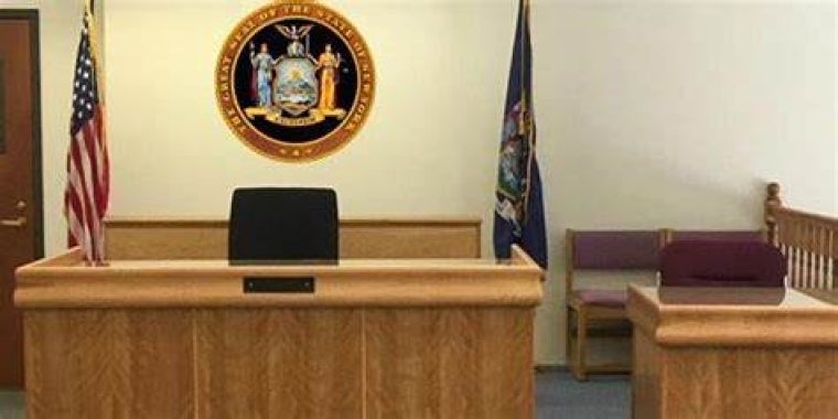 Empty court room Empty court room