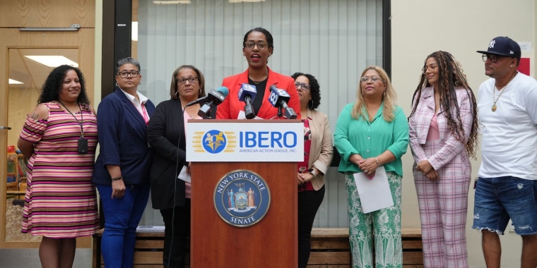 Senator Brouk and Ibero leadership