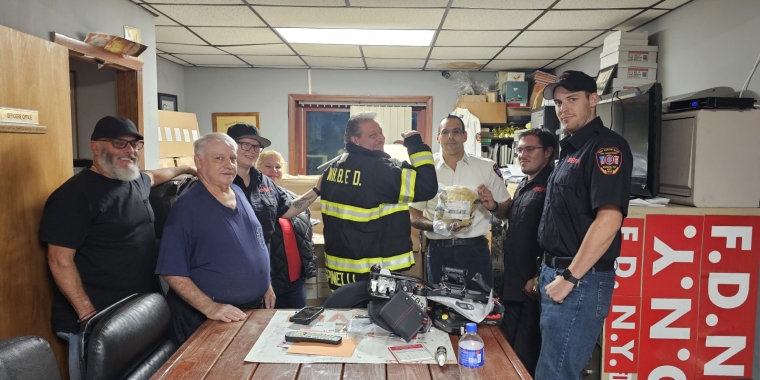 Senator Addabbo allocated funds to the West Hamilton Beach Fire Department so they could procure gear that they needed.