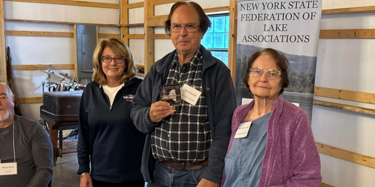 Senator Helming pictured with Terry and Dorothy Gronwall