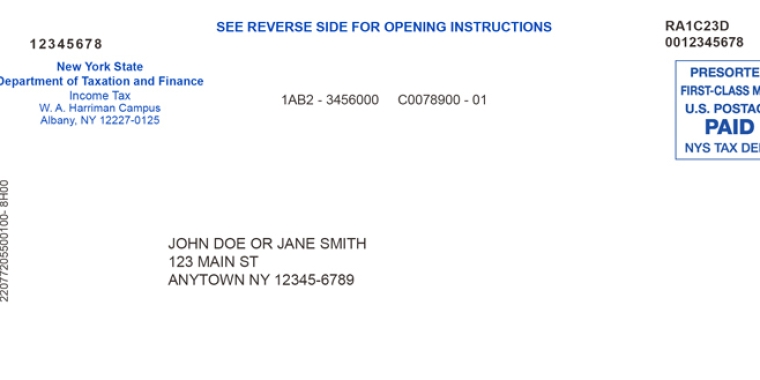 NYS Rebate Check image