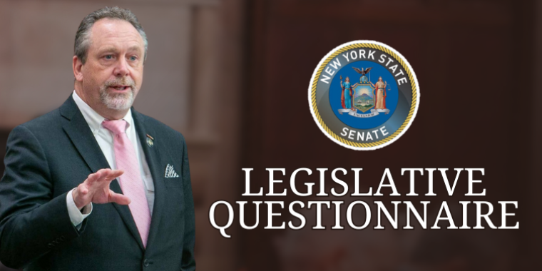 Senator Oberacker's Legislative Questionnaire Senator Oberacker's Legislative Questionnaire