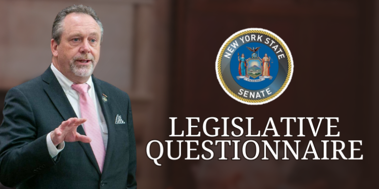 Senator Oberacker's Legislative Questionnaire